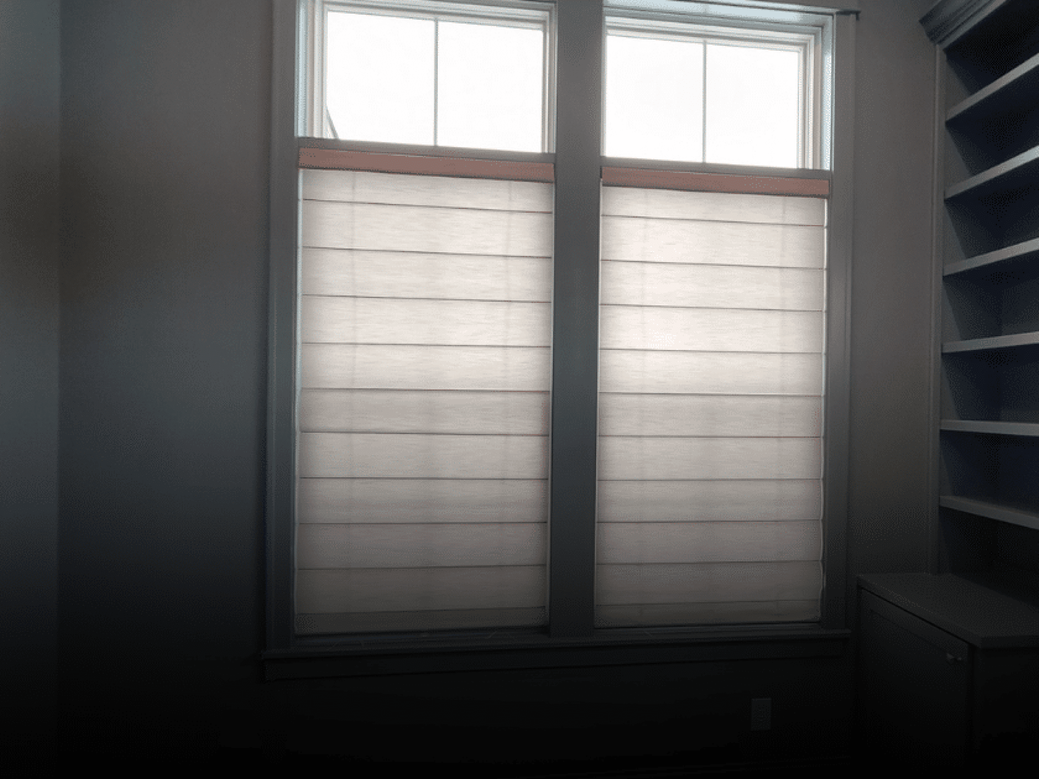 How to Organize a Multi Use Space Blending Window Treatments and Closet Solutions WindowDecor Featured 1